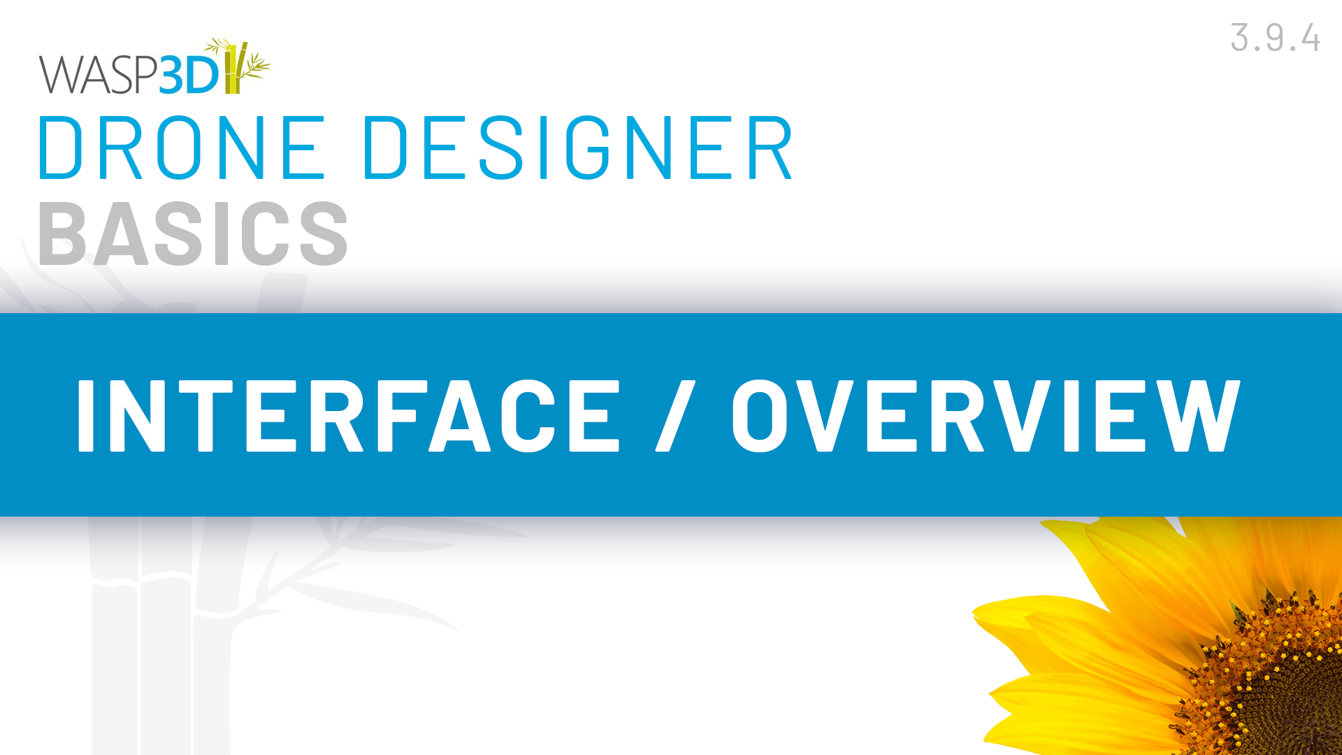 Drone Designer Basics |  Interface / Overview | #Wasp3D Tutorials