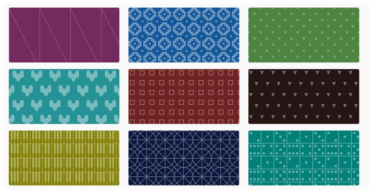 SVG pattern generators