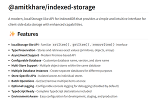 Introducing Multi-Store Support in IndexedStorage v1.1.0: Better Data Organization for Modern Web Apps